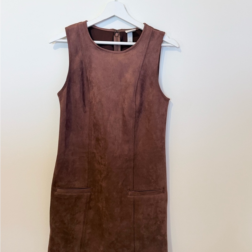 a new day Brown Sleeveless Mini Dress